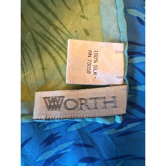 Worth Multicolor Silk Scarf With 2000 Fireworks & Landmarks Design - Picture 4 of 4